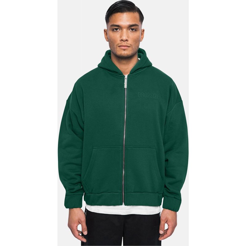 Dropsize SUPER HEAVY OVERSIZED HD PRINT ZIP-HOODIE
