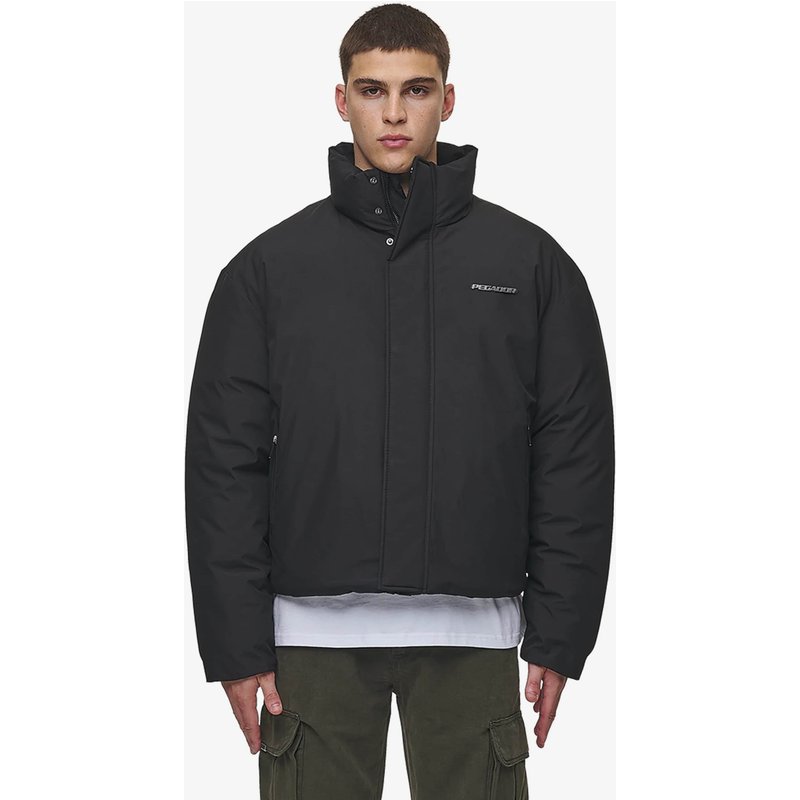 PEGADOR Lavoy Cropped Boxy Puffer Jacket