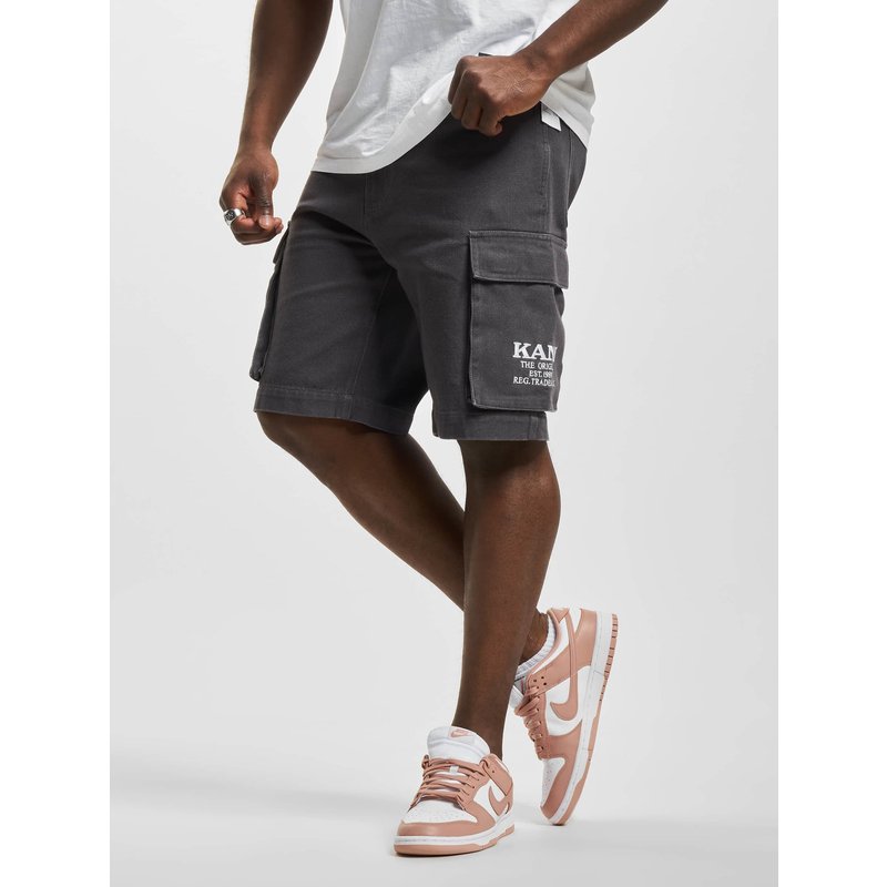 Karl Kani KM232-046-1 KK Small Signature Washed Cargo Short