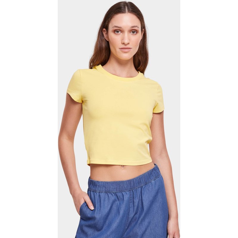 Urban Classics Ladies Stretch Jersey Cropped Tee
