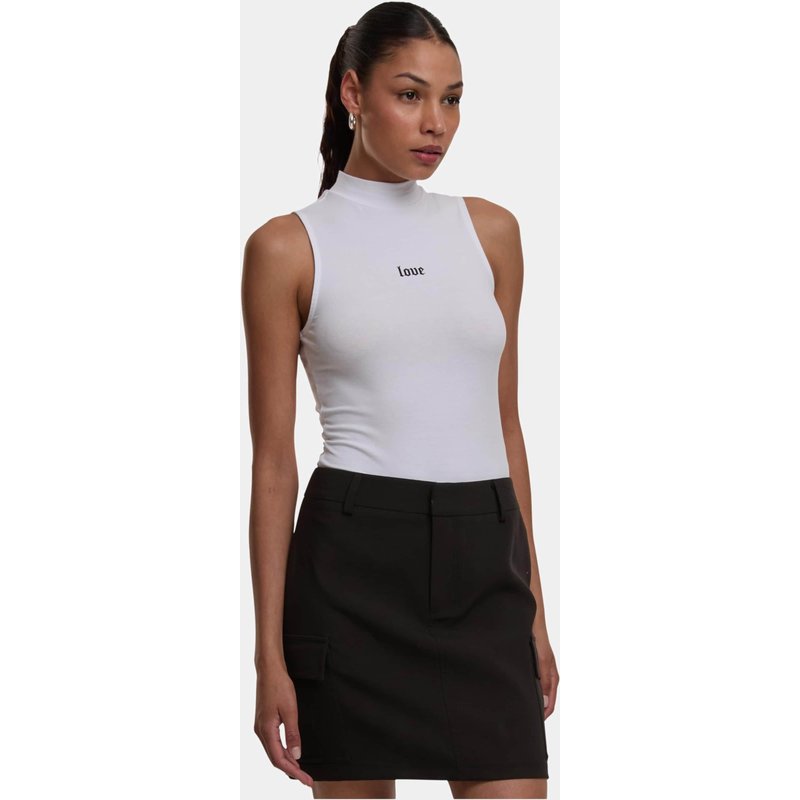 Miss Tee Love Ladies Sleeveless Turtleneck Body