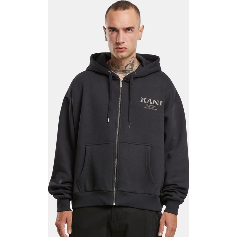 Karl Kani Retro Rhinestone Boxy Full Zip Hoodie