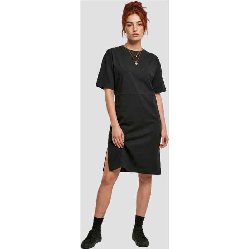 Urban Classics Ladies Essentials Oversized Slit Tee Dress