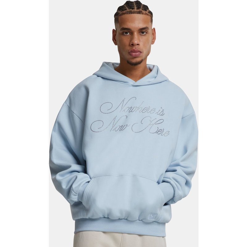 Karl Kani Original Rhinestone Oversized Hoodie