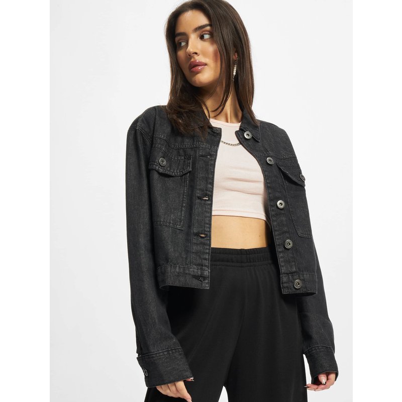 Urban Classics Ladies Short Oversized Denim Jacket