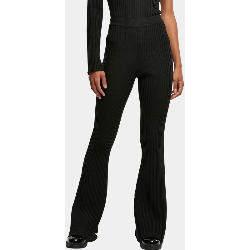 Urban Classics Ladies Flared Rib Knit Leggings