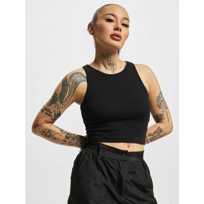 Urban Classics Ladies Cropped Rib Top