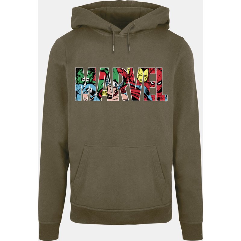 Absolute Cult Marvel Logo Character Infill Hoody