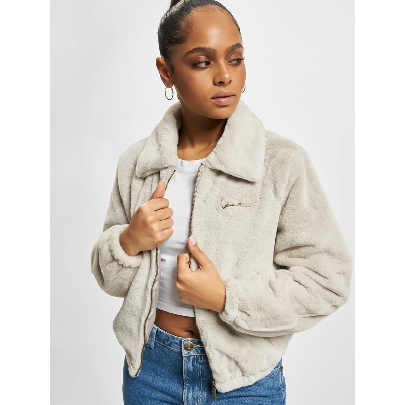 Karl Kani Metal Signature Fake Fur Jacket