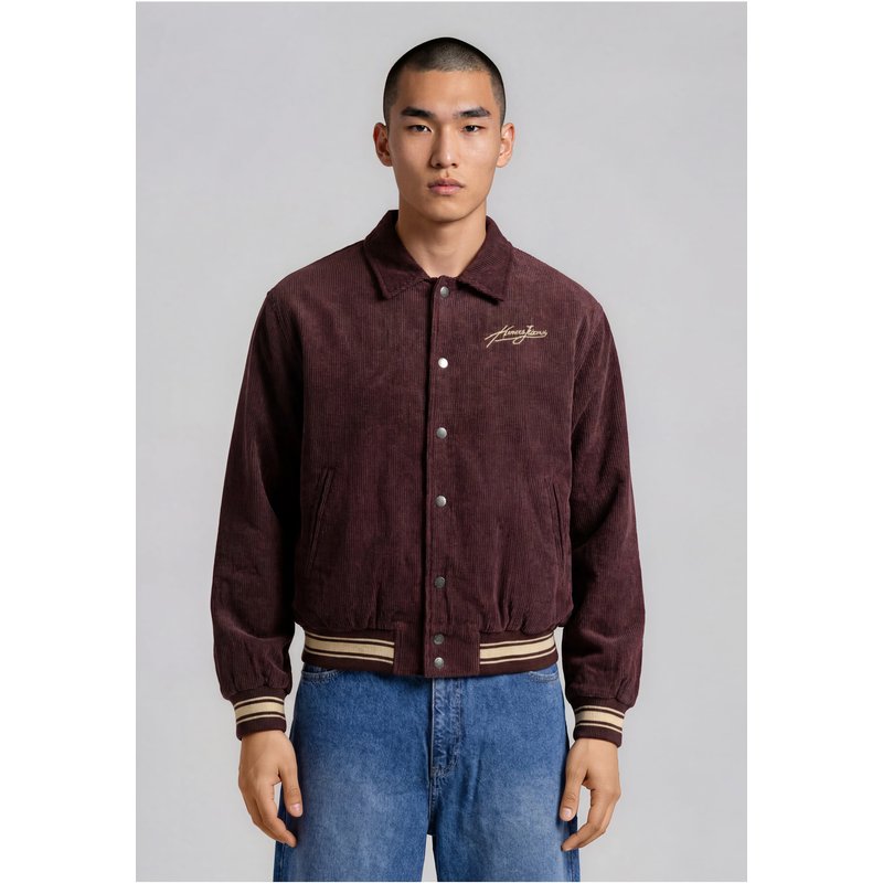 Karl Kani Jeans Corduroy Oversized College Jacket