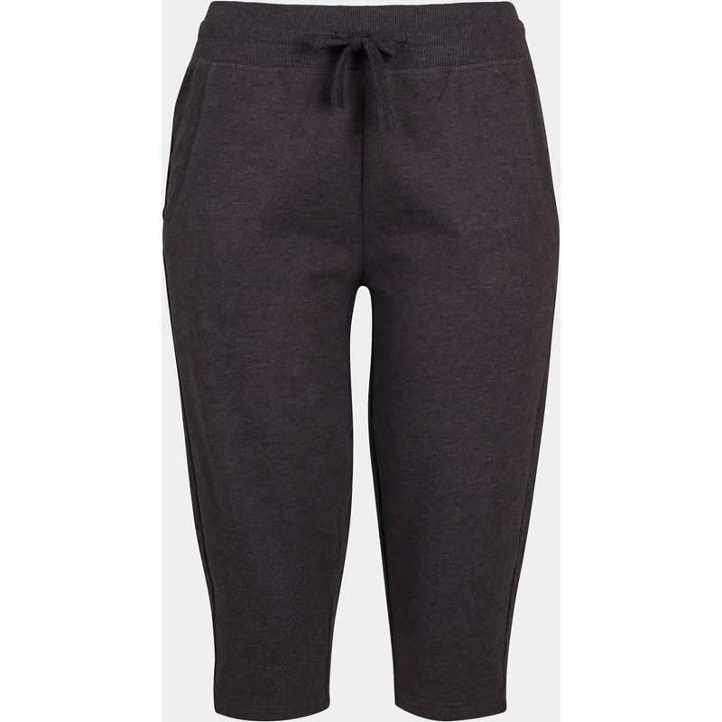 Build Your Brand Ladies Terry 3/4 Jogging Pants 2-Pack