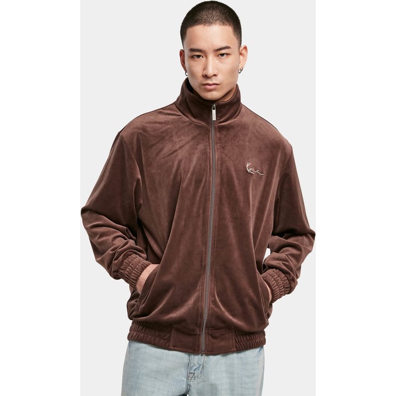 Karl Kani KM224-039-1 KK Chest Signature Velvet Jacket