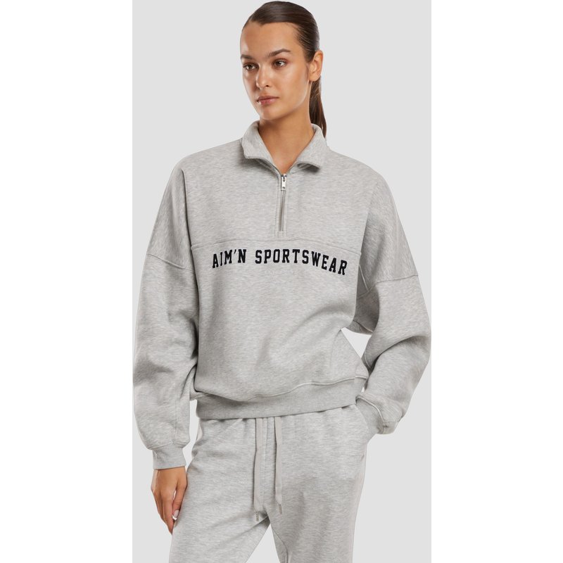 aim'n Varsity Sweat Half Zip Pullover