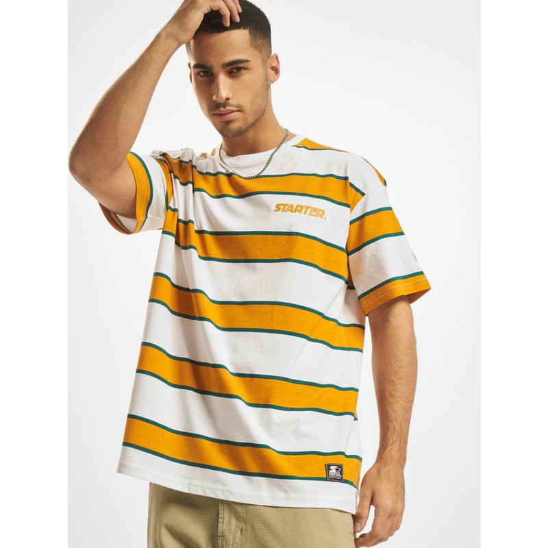 Starter Black Label Logo Striped Tee