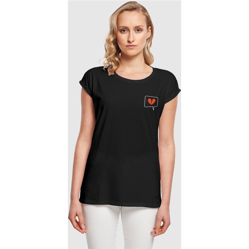 Merchcode Ladies Heartbreak X Extended Shoulder Tee
