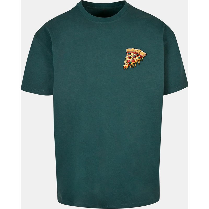 Merchcode POD Pizza Comic Heavy Oversized Tee