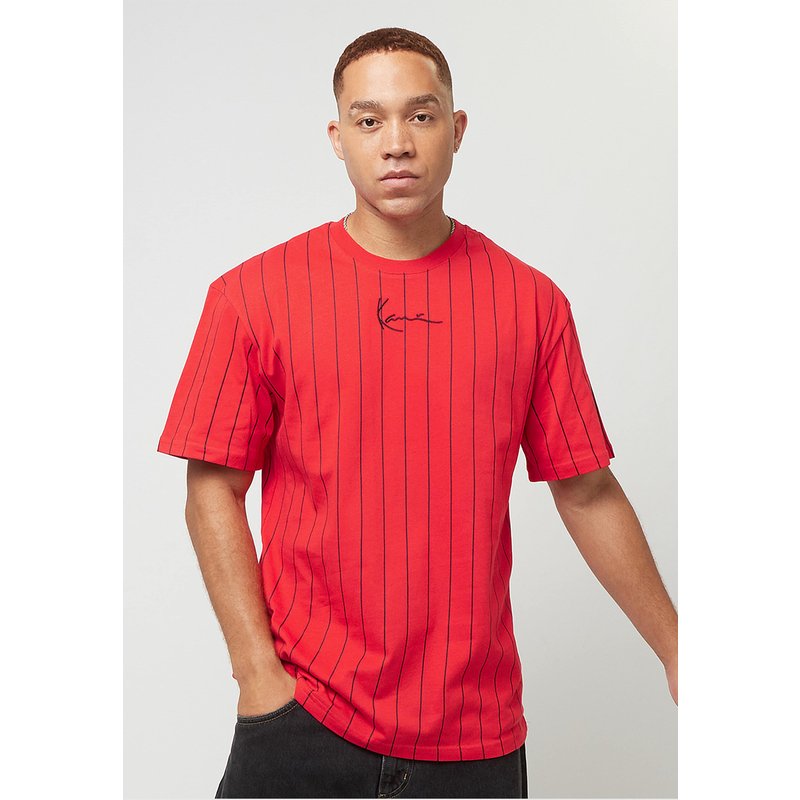Karl Kani Small Signature Essential Pinstripe Tee