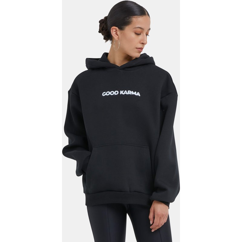 Miss Tee Karma Butterfly Ladies Fluffy Hoody
