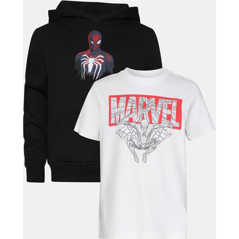 Mister Tee T-Shirt & Hoody 2 Pack - Spiderman Marvel