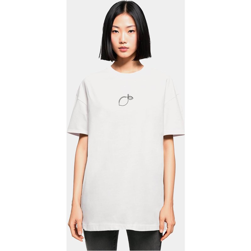 Merchcode Ladies Summer - Lemon Oversized Boyfriend Tee