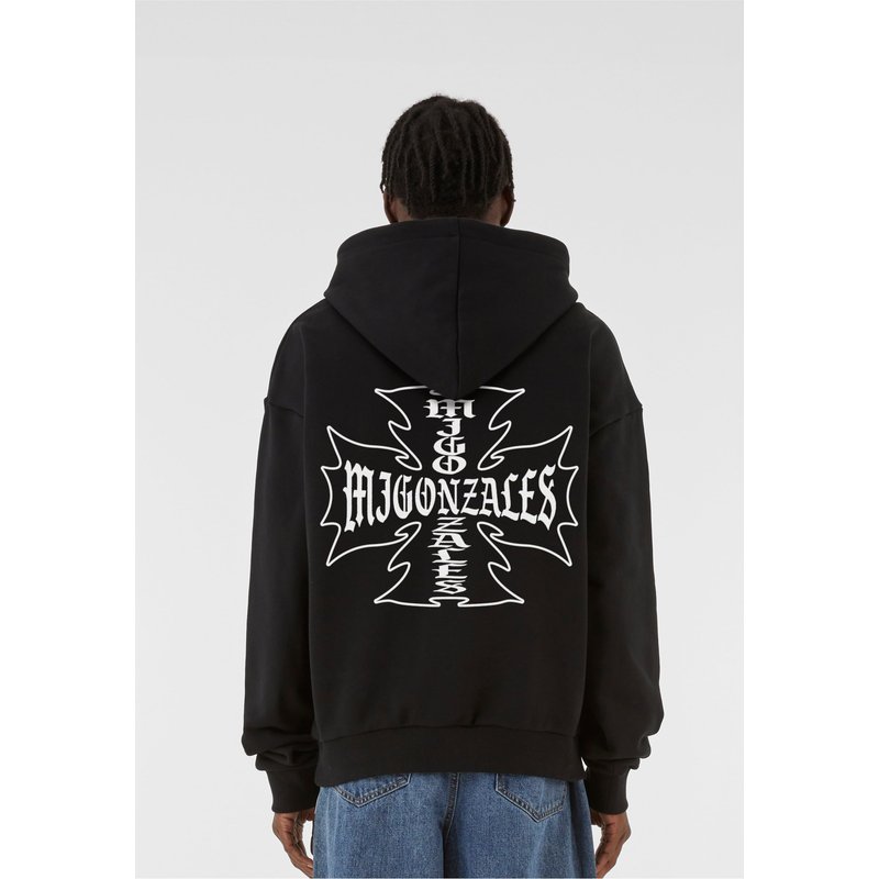 MJ Gonzales MJG Heavy Oversized Hoody - Iron Cross