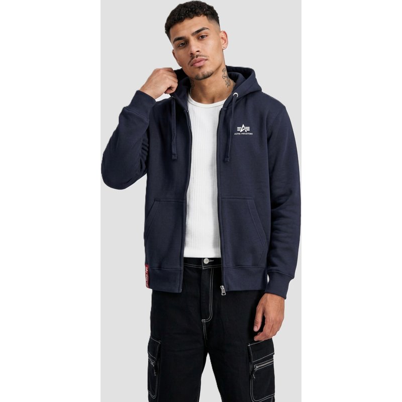 Alpha Industries Basic Zip Hoodie Small Logo