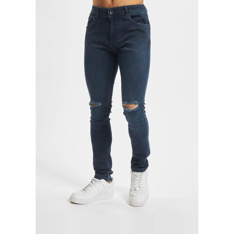 Urban Classics Slim Fit Knee Cut Denim Pants