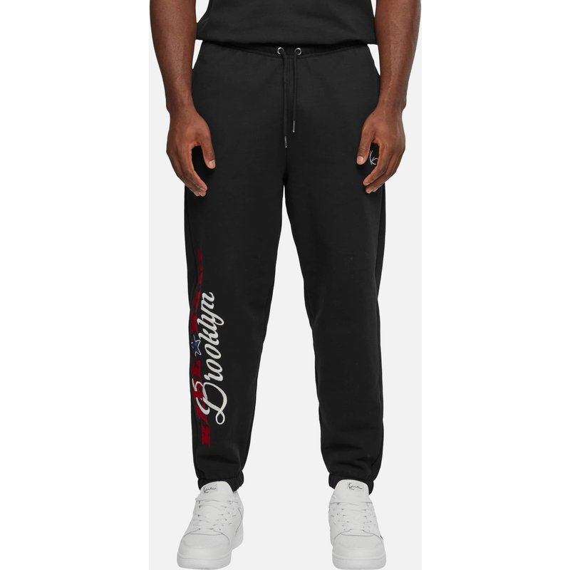 Karl Kani Small Signature Patched Relaxed Fit Cuffed Sweatpants