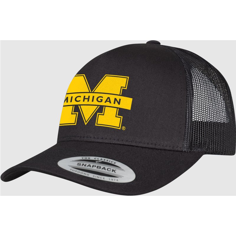 Merchcode Michigan Logo Trucker Cap