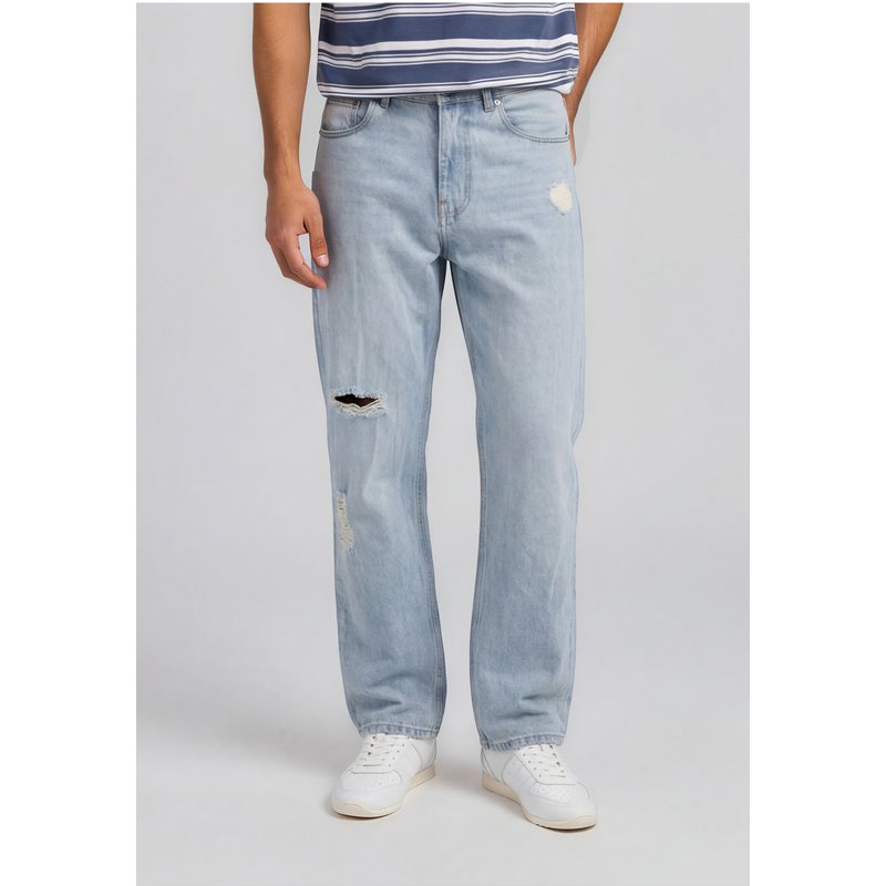 Karl Kani OG Distressed Straight Leg Jeans