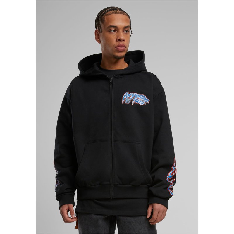 Forgotten Faces Hooded Guy Oversize Zip Hoody