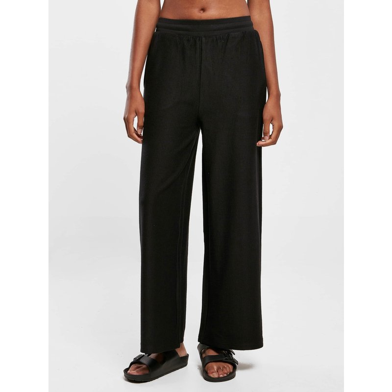 Urban Classics Ladies Straight Rib Terry Pants