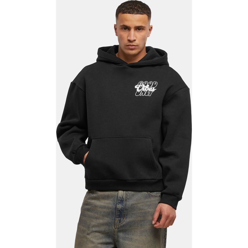 Mister Tee Good Vibes Wording Fluffy Hoody