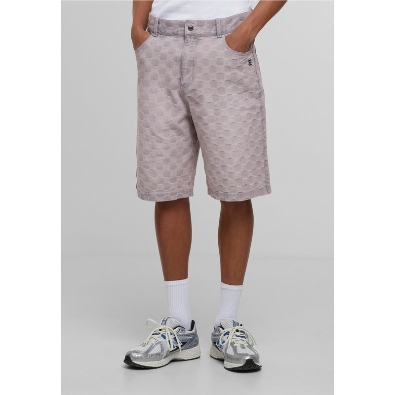 PEQUS Aether Monogram Denim Jorts