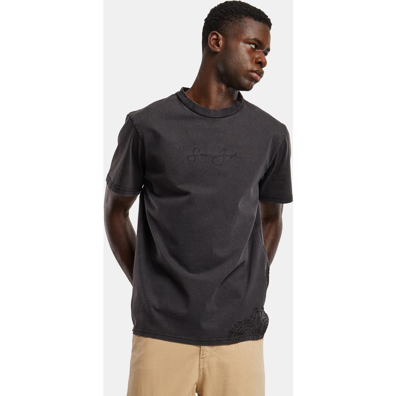 Sean John SCRIPT LOGO WASHED EMBROIDERY Tee