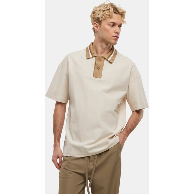 Another Cotton Lab ACL Knit Collar Oversized Polo