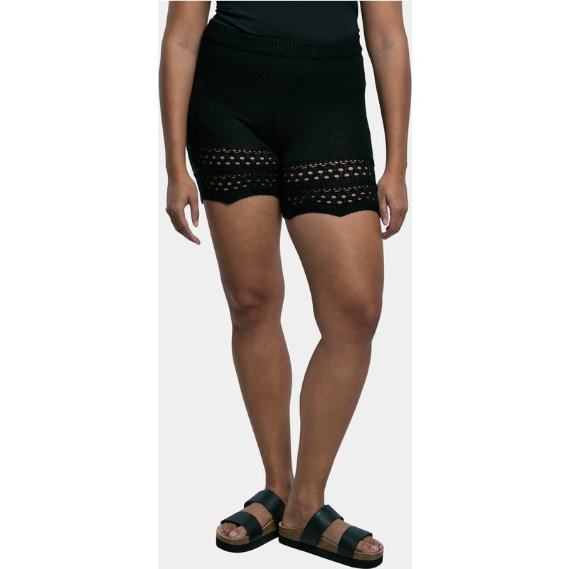 Urban Classics Ladies Crochet Knit Short