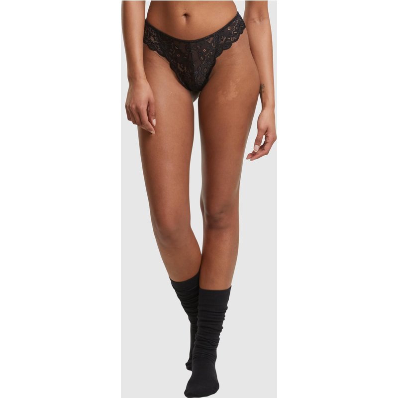 Urban Classics Ladies Allover Lace Tanga 2-Pack