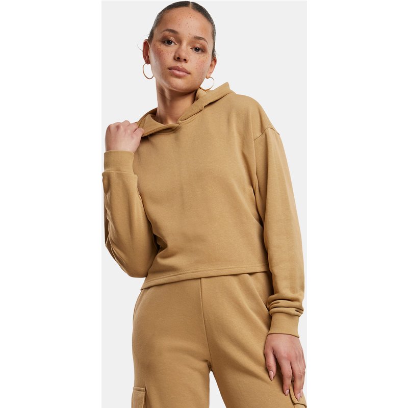 Urban Classics Ladies Oversized Cropped Light Terry Hoodie