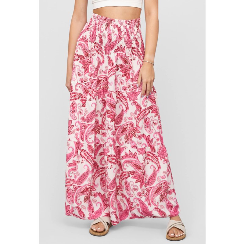 Cloud5ive Maxi Skirt with paisley print