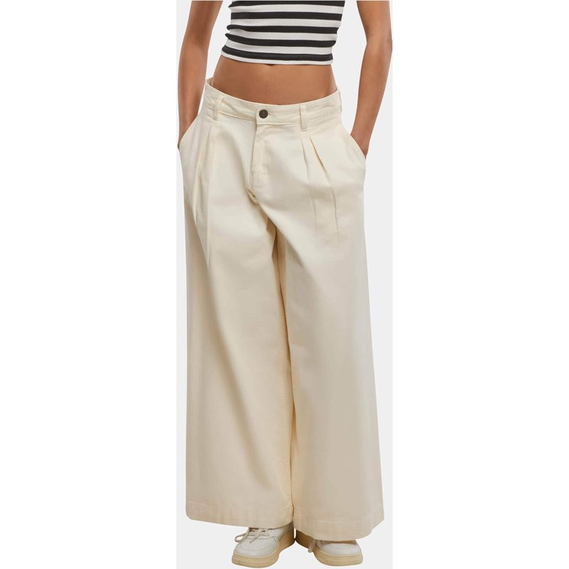 Urban Classics Ladies Wide Leg Light Denim Pants