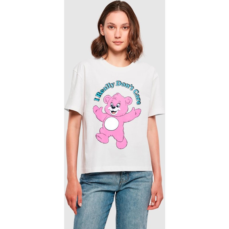 Miss Tee Really Don't Care Pink Bear
