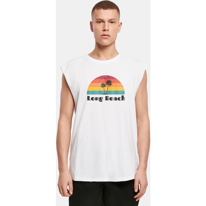 Merchcode Long Beach Sleeveless Tee