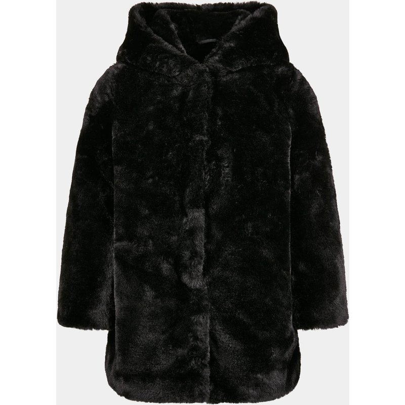Urban Classics Girls Hooded Teddy Coat