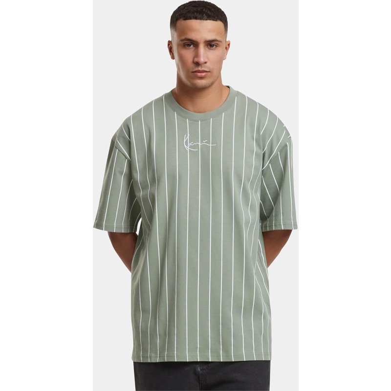 Karl Kani Small Signature Essential Pinstripe Tee