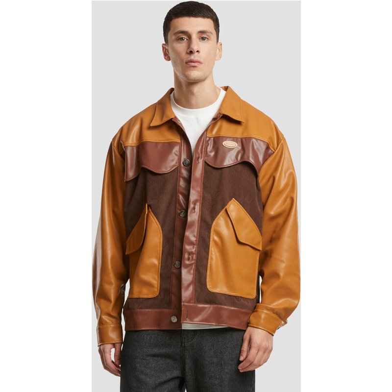 Another Cotton Lab Oversize Vegan Leather Jacket