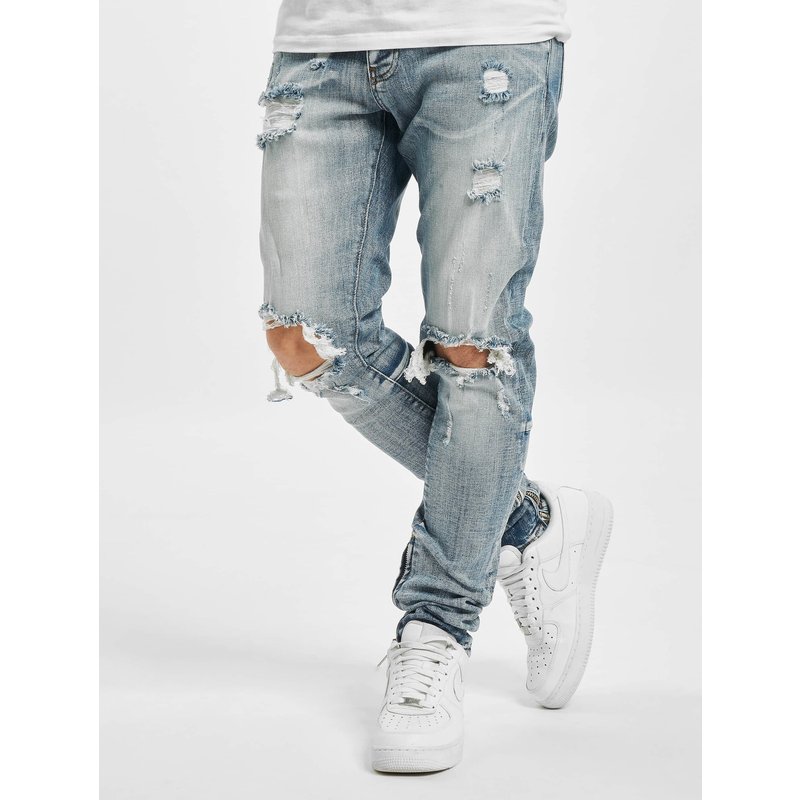 2Y Premium Destroyed Straight Fit Jeans
