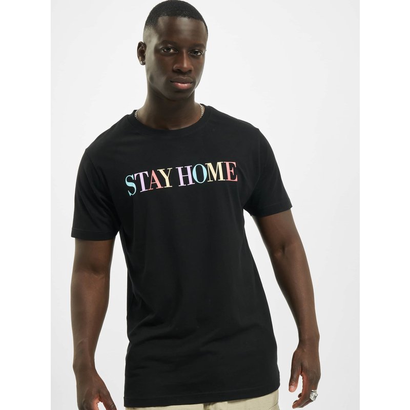 Mister Tee Unisex Stay Home Wording