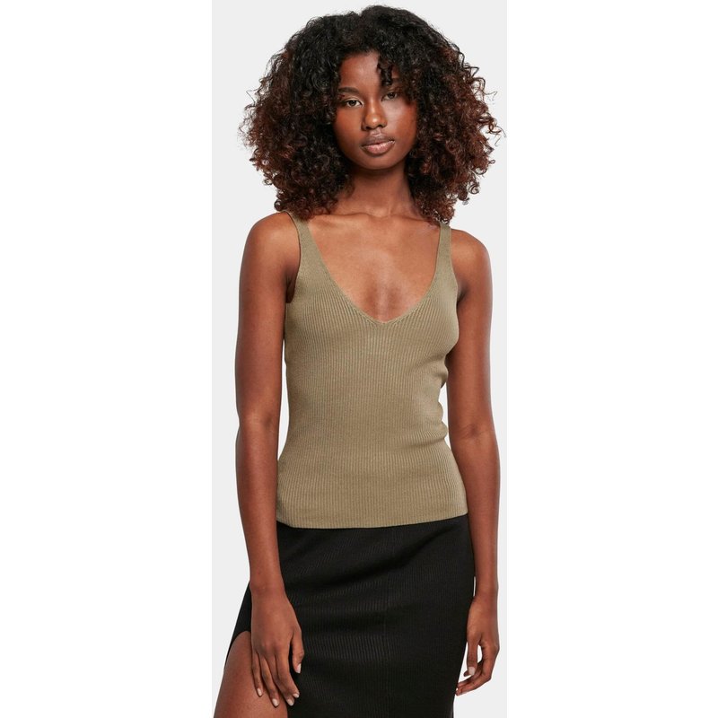 Urban Classics Ladies Rib Knit Top