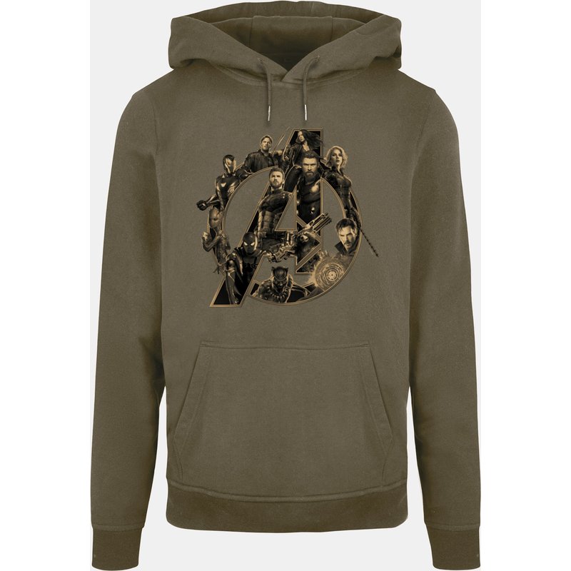 Absolute Cult Avengers Infinity War - Logo Basic Hoody